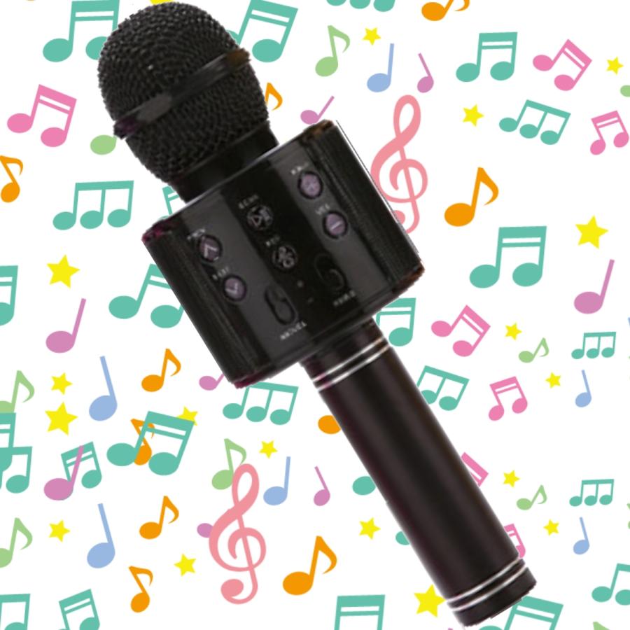 専門プロデザイナー設計❣自宅で思う存分練習OK♪❤高性能＆多機能カラオケマイク 楽天市場】カラオケマイク KARAOKE Microphone FG-WS858-BK