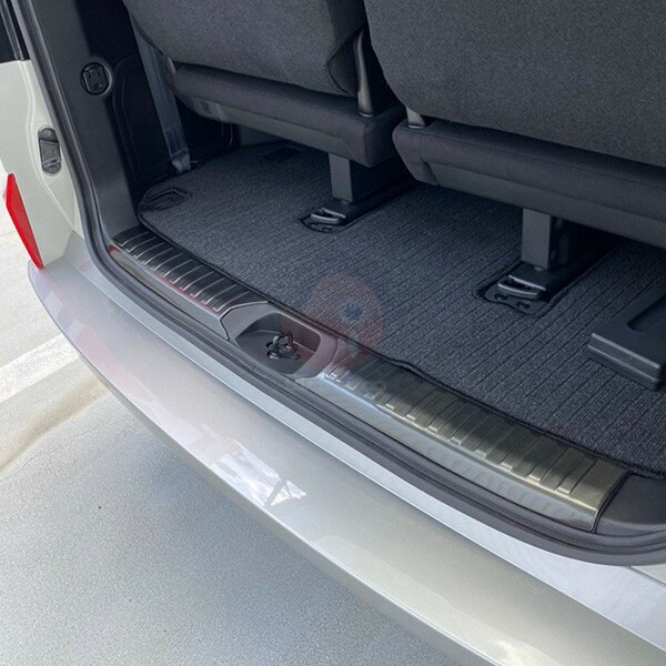 【スーパーセール30%OFF】デリカ D:5 2019年2月〜 ラゲッジスカッフプロテクター リアバンパーステップガード ガーニッシュ ステンレス ヘアライン仕上げ ドレスアップ カスタムパーツ アクセサリー MITSUBISHI DELICA D:5 2PCS 色選べる