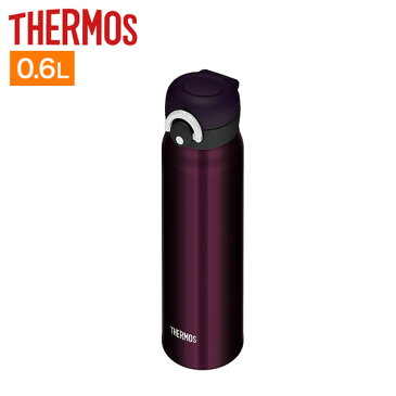 【サーモス THERMOS】真空断熱ケータイマグ 0.6L／JNR-600＜ミッドナイトブラック(M-BK)＞マイボトル/軽量スリムモデル/丸洗いOK/水筒