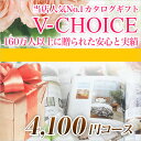 カタログギフト CATALOG GIFT Vチョイス 4100円コース (A143)(引き出物 カタログギフト 出産内祝い 香典返し 快気祝い お祝い 内祝 ギフトカタログ グルメ 定番カタログギフト 内祝い)