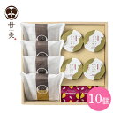 内祝 スイーツ ギフト|甘美 ふっくらどら焼きと甘美菓子の詰合せ 10個(AMA-02A)|代引不可