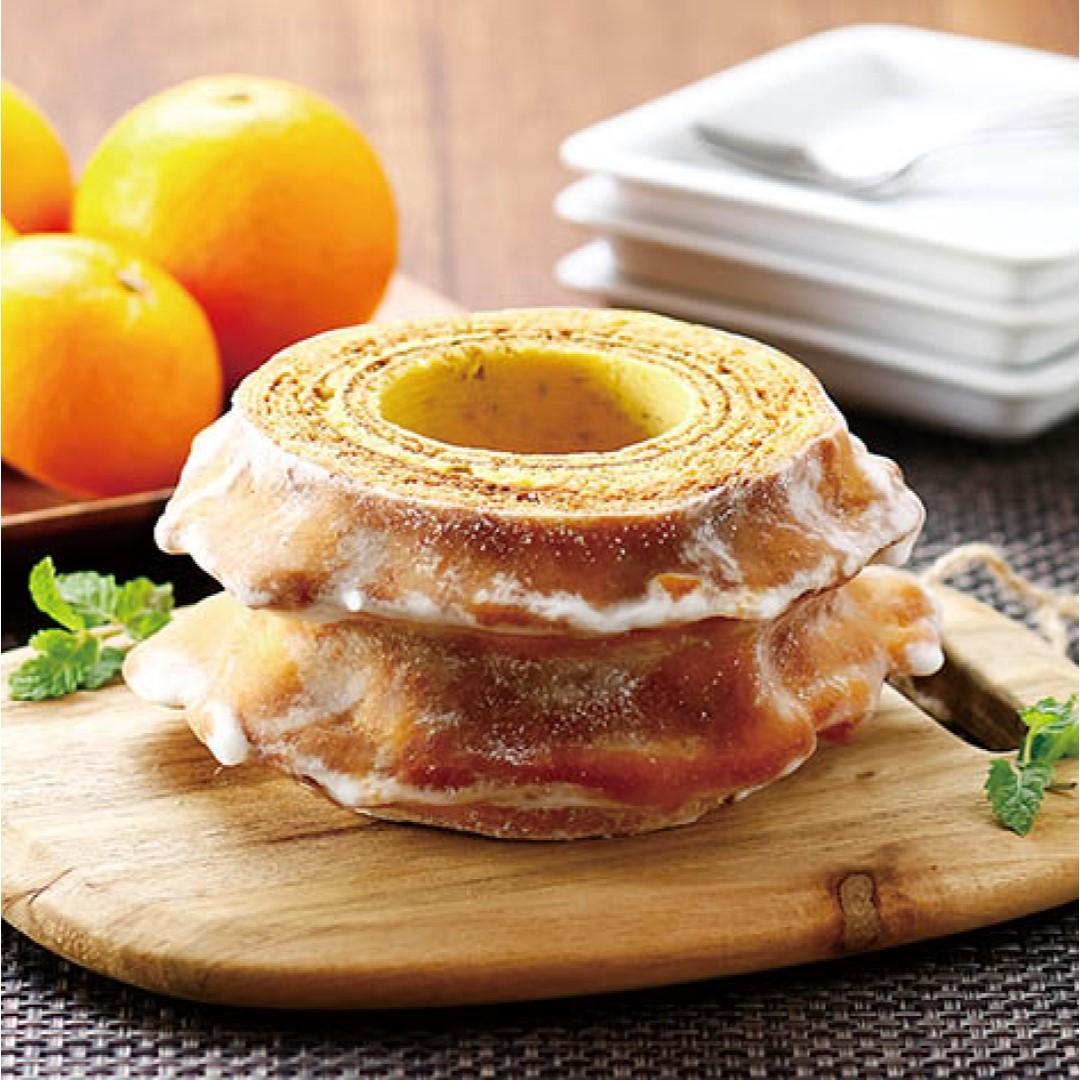 「ラ・ベットラ・ダ・オチアイ」バウム2山 ラベットラ オチアイ バウムクーヘン ばうむくーへん バームクーヘン オレンジピール シュガー コーティング LABETTOLA 監修 落合シェフ ギフト プレゼント 人気 おすすめ ランキング ※代引不可のサムネイル