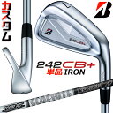 【メーカーカスタム】ブリヂストン 242CB+ アイアン 単品 (#4) 右用 Tour AD 75/95 カーボンシャフト BRIDGESTONE GOLF ...