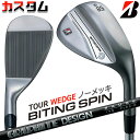 【メーカーカスタム】ブリヂストン BITING SPIN ノーメッキ ウェッジ 右用 RAUNE IRON i60/75/90 カーボンシャフト BRIDGES...