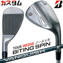 【メーカーカスタム】ブリヂストン BITING SPIN ノーメッキ ウェッジ 右用 VANQUISH BSi for MAX カーボンシャフト BRIDGES...