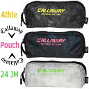 Callaway Athle Pouch 24 JM キャロウェイ アスレ ポーチ 24JM メンズ 軽量ポーチ ラウンド小物入れ 3色(マーブル柄) 約W220×H90×D60(mm) [日本正規品]