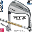 レフティ/左用 メーカーカスタムクラブ クリーブランド RTZ ツアーサテン ウェッジ Dynamic Gold (New Design) スチールシャフト 日...