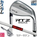 レフティ/左用 メーカーカスタムクラブ クリーブランド RTZ ツアーサテン ウェッジ KBS TOUR スチールシャフト 日本正規品 Cleveland Z-...