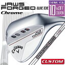 【メーカーカスタム】Callaway JAWS FORGED 2023 ウェッジ クロム 右用 Dynamic Gold Burgundy スチールシャフト [...