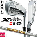 メーカーカスタムクラブ キャロウェイ X FORGED MAX STAR 単品アイアン (#4、#5) 右用 2025 Dynamic Gold 95 スチール...