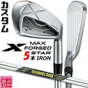 メーカーカスタムクラブ キャロウェイ X FORGED MAX STAR アイアン 5本セット (#6-PW) 右用 2025 Dynamic Gold MID...