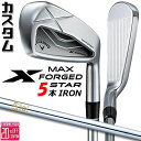 メーカーカスタムクラブ キャロウェイ X FORGED MAX STAR アイアン 5本セット (#6-PW) 右用 2025 N.S.PRO 850GH スチ...