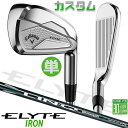メーカーカスタムクラブ キャロウェイ ELYTE 単品アイアン (#5、AW、GW、SW) 右用 LIN-Q GREEN 40 for Callaway カーボンシャフト 日本正規品 エリート 2025