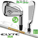 メーカーカスタムクラブ キャロウェイ ELYTE アイアン 5本セット(#6-PW) 右用 Dynamic Gold 95 スチールシャフト 日本正規品 エリー...