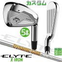 メーカーカスタムクラブ キャロウェイ ELYTE X アイアン 5本セット(#6-PW) 右用 Dynamic Gold 95 スチールシャフト 日本正規品 エリート エックス 2025