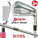 メーカーカスタムクラブ ダンロップ SRIXON ZXi5 右用 アイアン 6本セット(#5-PW) Dynamic Gold スチールシャフト スリクソン 2025 日本正規品