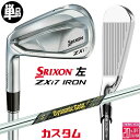 【レフティ/左用】メーカーカスタムクラブ ダンロップ SRIXON ZXi7 単品アイアン Dynamic Gold MID 95 TOUR ISSUE シャフ...