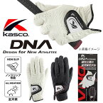 キャスコ ディー・エヌ・エー ストロング メンズ ゴルフ グローブ Kasco DNA STRONG MEN'S GOLF GLOVE/手袋 左手用 SFST-2312 ホワイト ブラック 21～26cm [2023年モデル] [ネコポス便対応]