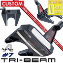 【メーカーカスタム】ODYSSEY(オデッセイ) TRI-BEAM 2023 パター 右用 STROKE LABシャフト レッド (2023) ＃7 トライビーム 三角形 グリップタイプA