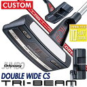 【メーカーカスタム】ODYSSEY(オデッセイ) TRI-BEAM 2023 パター 右用 STROKE LABシャフト レッド (2023) DOUBLE WIDE CS トライビーム 三角形 Odyssey JUMBO グリップタイプD