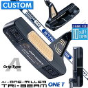 【メーカーカスタム】オデッセイ Ai-ONE MILLED TRI-BEAM パター 右用 STROKE LAB 70 シャフト (ネイビー) ONE T 日本...