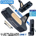 【メーカーカスタム】オデッセイ Ai-ONE MILLED TRI-BEAM パター 右用 STROKE LAB 90 スチールシャフト ONE T 日本正規品...