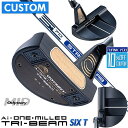 【メーカーカスタム】オデッセイ Ai-ONE MILLED TRI-BEAM パター 右用 STROKE LAB 70 シャフト (ネイビー) SIX T 日本...