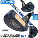 【メーカーカスタム】オデッセイ Ai-ONE MILLED TRI-BEAM パター 右用 STROKE LAB 70 シャフト (ネイビー) SIX T 日本...
