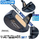 【メーカーカスタム】オデッセイ Ai-ONE MILLED TRI-BEAM パター 右用 STROKE LAB 70 シャフト (ネイビー) SIX T 日本...