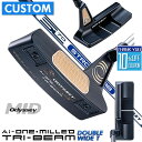 【メーカーカスタム】オデッセイ Ai-ONE MILLED TRI-BEAM パター 右用 STROKE LAB 70 シャフト (ネイビー) DOUBLE W...