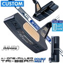【メーカーカスタム】オデッセイ Ai-ONE MILLED TRI-BEAM パター 右用 STROKE LAB 70 シャフト (ネイビー) DOUBLE W...
