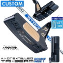 【メーカーカスタム】オデッセイ Ai-ONE MILLED TRI-BEAM パター 右用 STROKE LAB 90 スチールシャフト DOUBLE WIDE...