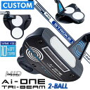 【メーカーカスタム】オデッセイ Ai-ONE TRI-BEAM パター 右用 STROKE LAB 70 シャフト (ネイビー) 2-BALL 日本正規品 [O...