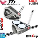 メーカーカスタムクラブ オデッセイ マイクロヒンジ パター 右用 MICROHINGEオリジナル スチールシャフト 2-BALL V-LINE DB 日本正規品...