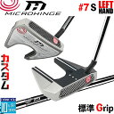 【レフティ/左用】メーカーカスタムクラブ オデッセイ マイクロヒンジ パター MICROHINGEオリジナル スチールシャフト #7 S 日本正規品 [グリップ...