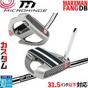 メーカーカスタムクラブ オデッセイ マイクロヒンジ パター 右用 MICROHINGEオリジナル スチールシャフト MARXMAN FANG DB 日本正規品 ...