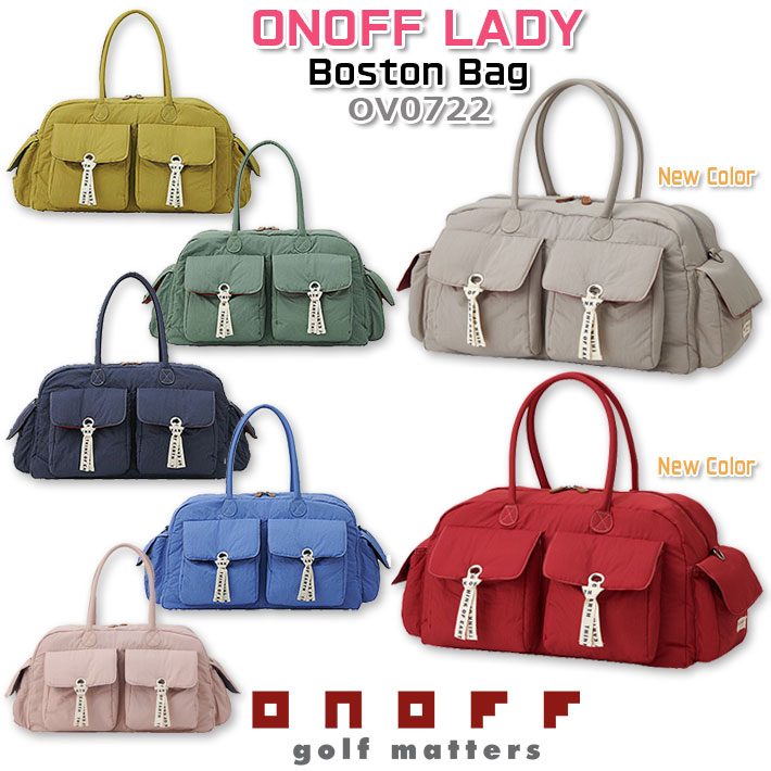 【レディース/女性】 ONOFF BOSTON BAG OV0722 オノフ ボストンバッグ/ゴルフ