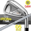 【メーカーカスタム】PRGR The IRONs PRGR 05 IRON プロギア 単品アイアン #6 / 52 / 57 N.S.PRO 950GH スチー...
