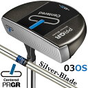 PRGR Silver-Blade Centered 03OS Putter 33/34インチ プロギア シルバーブレード センタード 03OS パター マレッ...