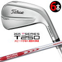 【8/22発売ご予約】タイトリスト T250 4G 2025 アイアン 6本セット(#5-PW) N.S.PRO MODUS3 TOUR 105 スチールシャフト メンズ 右用 ゴルフ Titleist 日本正規品