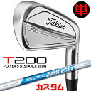 【メーカーカスタム】タイトリスト T200 2023 アイアン 右用 単品(W48) N.S.PRO ZELOS 6 スチールシャフトTitleist 日本正規...