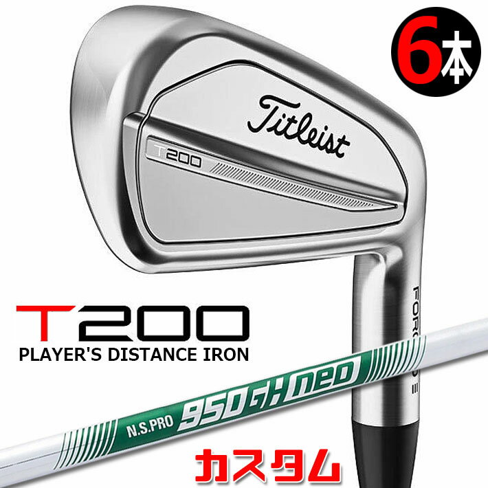 【メーカーカスタム】タイトリスト T200 2023 アイア