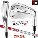 メーカーカスタムクラブ テーラーメイド P790 2025 アイアン 5本セット(#6-PW) 右用 N.S.PRO MODUS3 TOUR 110 スチールシ...