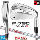 メーカーカスタムクラブ テーラーメイド P790 2025 アイアン 5本セット(#6-PW) 右用 N.S.PRO MODUS3 TOUR 130 スチールシ...