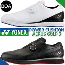 【2021年モデル】【ヨネックス】 POWER CUSHION AERUS GOLF 3 MEN'S GOLF SHOES SHG-AR3 メンズ パワークッション エアラス ゴルフ3 ゴルフシューズ/スパイクレスシューズ 2色/24.0cm〜27.5cm（3.5E 8サイズ） 【YONEX】【送料無料】 その1