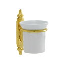 真鍮製 マルチグラスホルダー アンティークゴールド (歯ブラシコップスタンド・花瓶・観葉植物・ロウソクスタンドetc) GI-803046-C