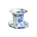 【有田焼】伊万里焼 染付大正ロマン 歯ブラシ立て ART3-GD006 洗面所 トイレ 手洗い場 歯ブラシスタンド 歯ブラシホルダー 小物