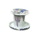 有田焼 伊万里焼 陶磁器 陶器 染付藤絵 歯ブラシ立て ART5-GD006 洗面所 歯ブラシホルダー トイレ おしゃれな小物