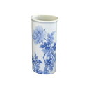 【有田焼】伊万里焼 染付薔薇絵 染付薔薇絵 花瓶 ART6-GD007 磁器製 洗面所 キッチン 玄関 インテリア 花生け フラワーベース
