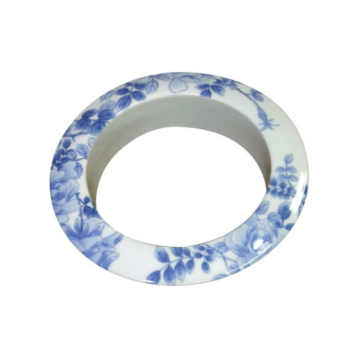 有田焼 伊万里焼 陶磁器 染付薔薇絵 ダストシュートリング ART6-GD014 キッチン 洗面所 リビング トイレ 手洗い場 屑入れ投入口 有田焼 伊万里焼 陶磁器 染付薔薇絵 ダストシュートリング ART6-GD014 キッチン 洗面所 リビング トイレ 手洗い場 屑入れ投入口